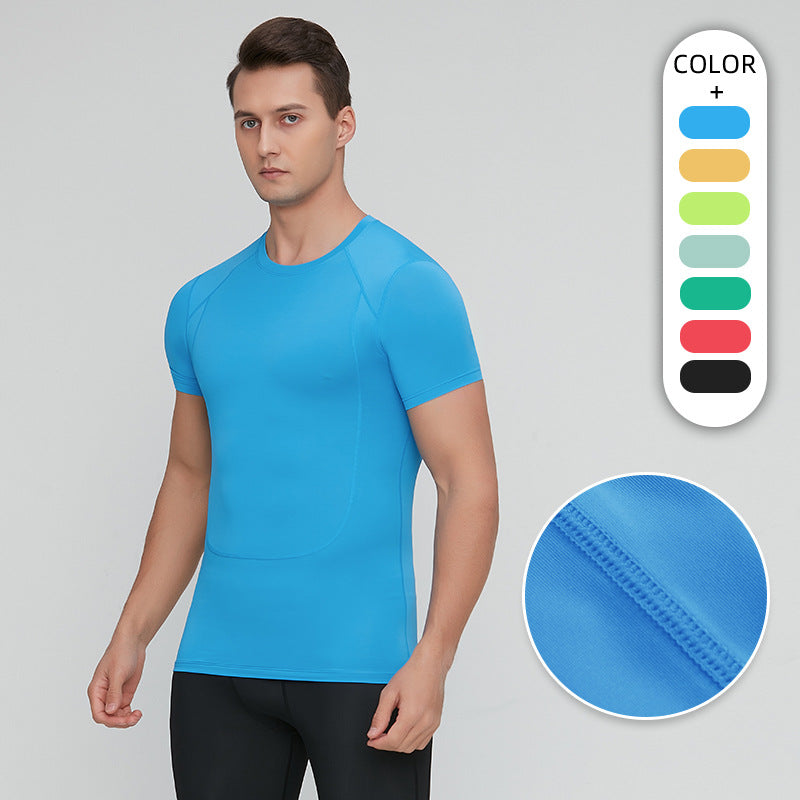 # Men's Tight-Fitting Quick-Drying Fitness Training T-Shirt