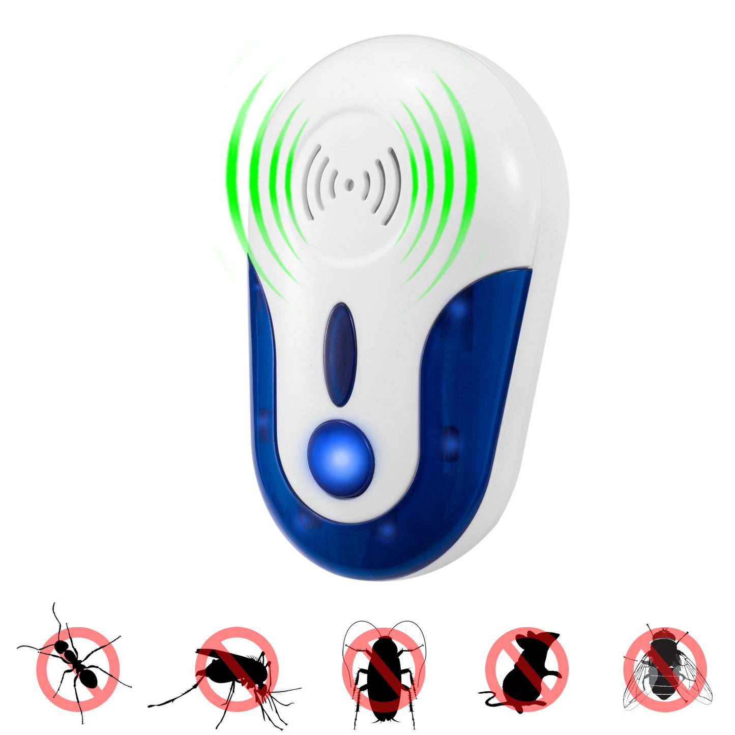 Electronic Variable Frequency Ultrasonic Mosquito and Rodent Repellent
