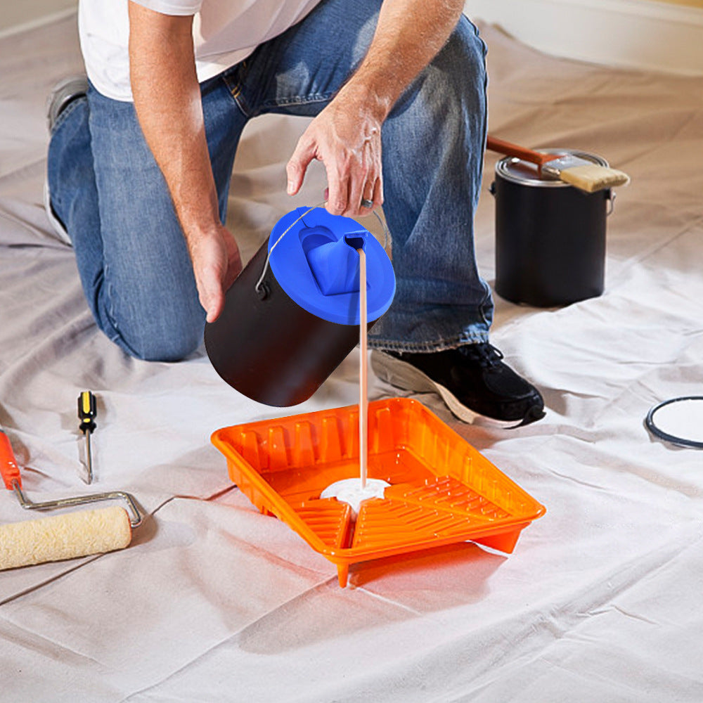 Multifunctional Foldable Paint Bucket Lid