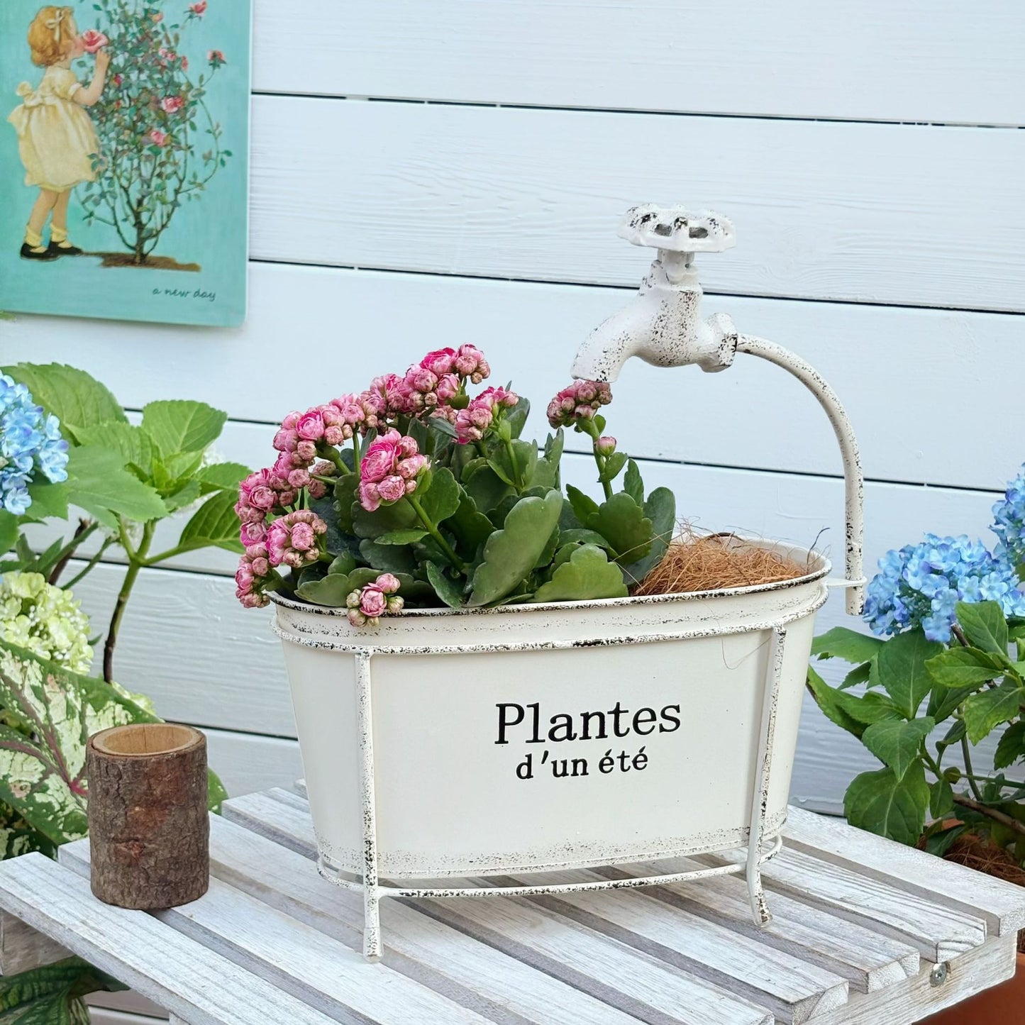 # Faucet-Shaped Gardening Pot