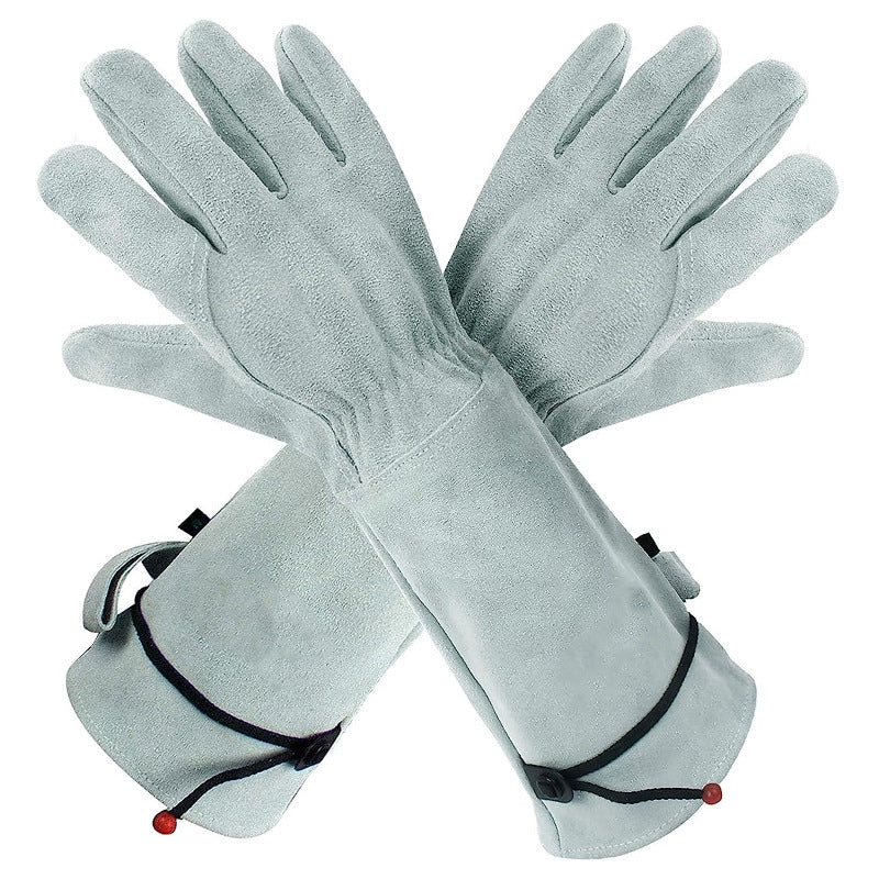 # Leather Long-Cuffed Anti-Stab Gardening Gloves