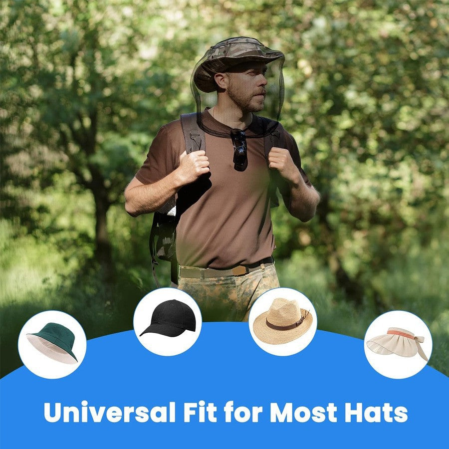 # Outdoor Mosquito and Insect Repellent Mesh Hat