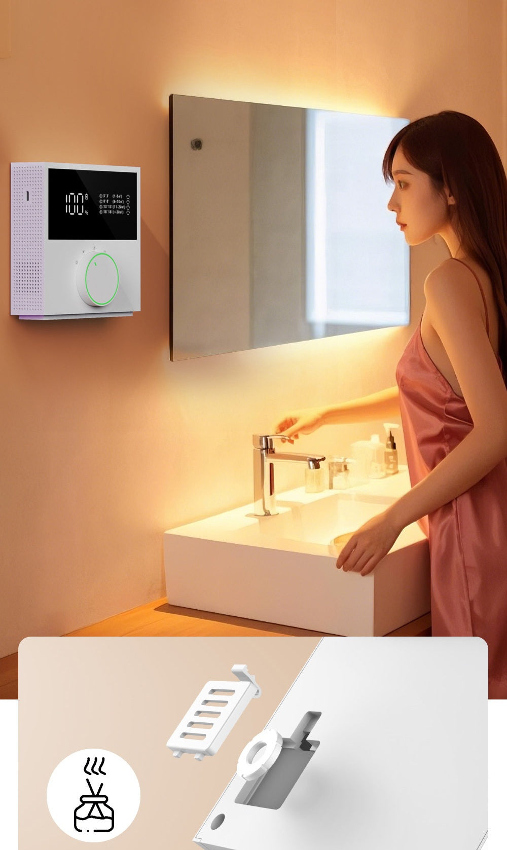 # Desktop Smart Negative Ion Air Purifier