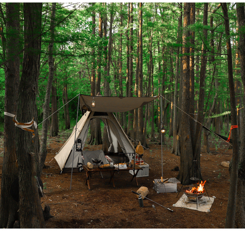 # Five-Section Outdoor Campfire Pot Tripod