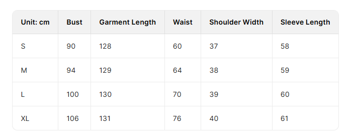 **Cake Maxi Dress with Long Sleeves**