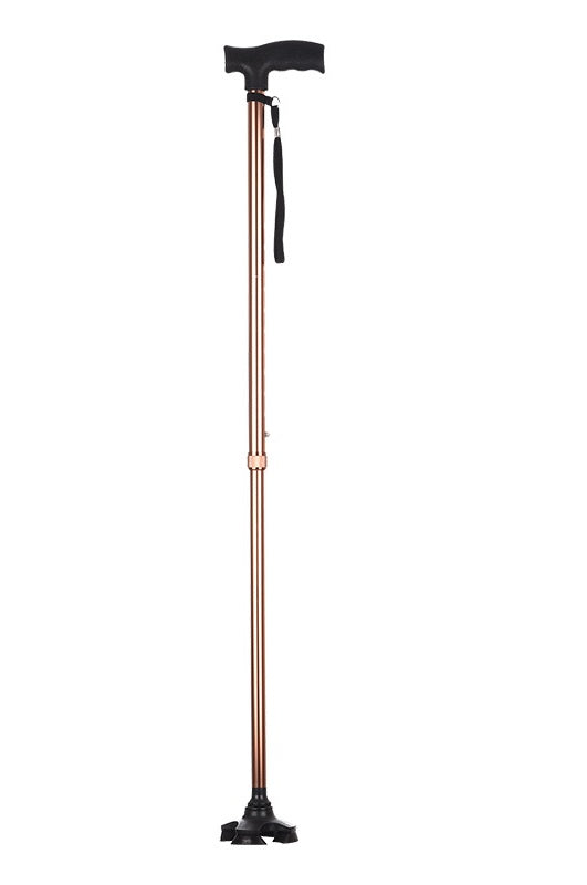 # Aluminum Alloy Telescopic Anti-Slip Four-Legged Walking Stick