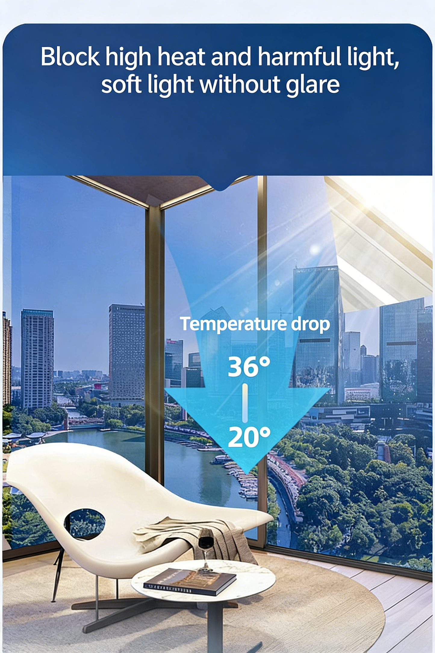 Home One-Way View Glass Sunscreen and Heat Insulation Film