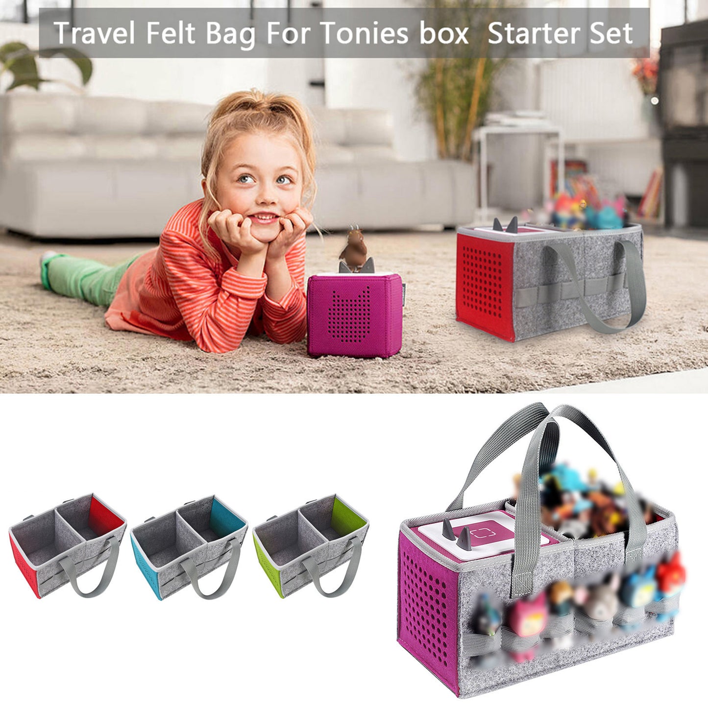 # Felt Speaker Storage Bag