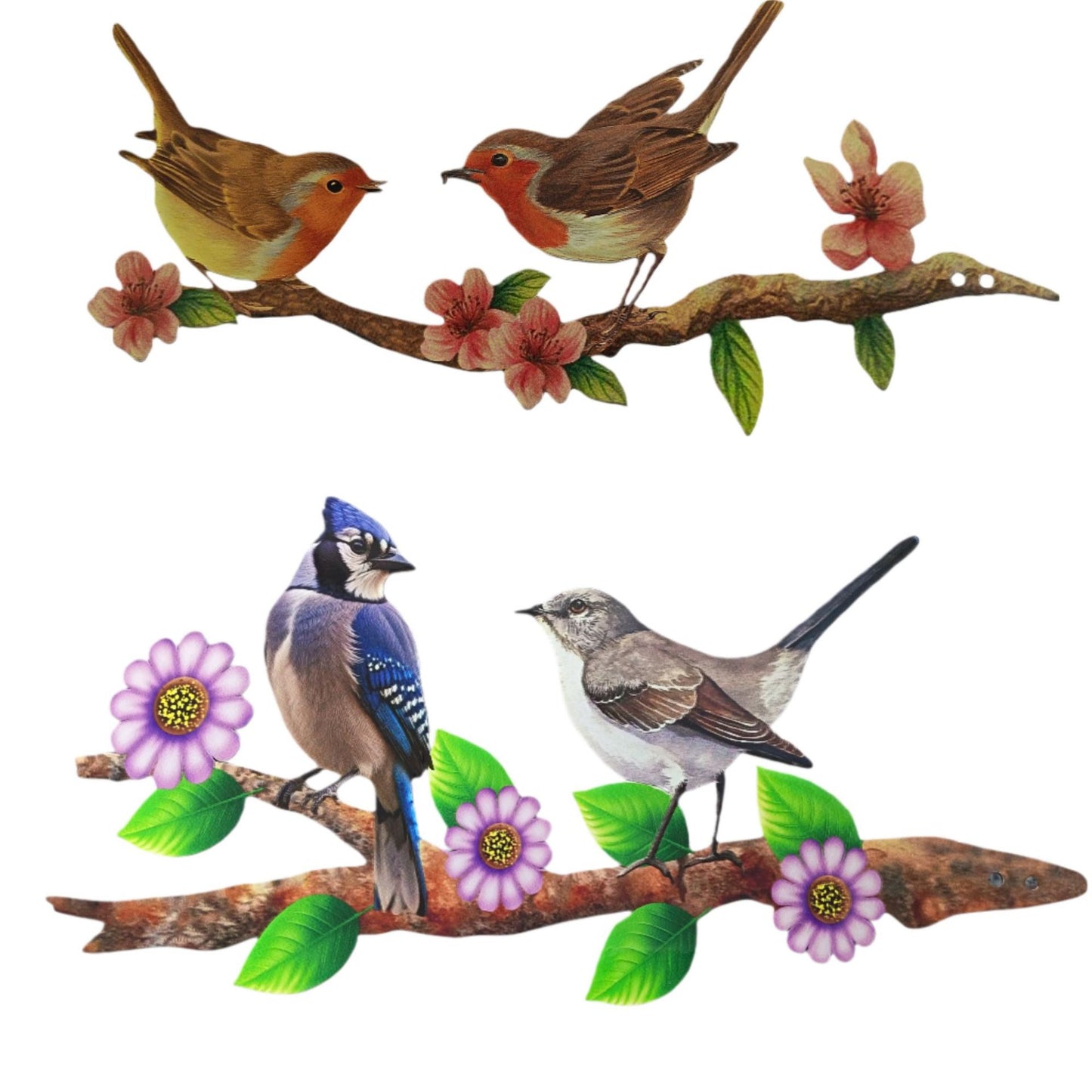 Metal Bird Outdoor Wall Decor