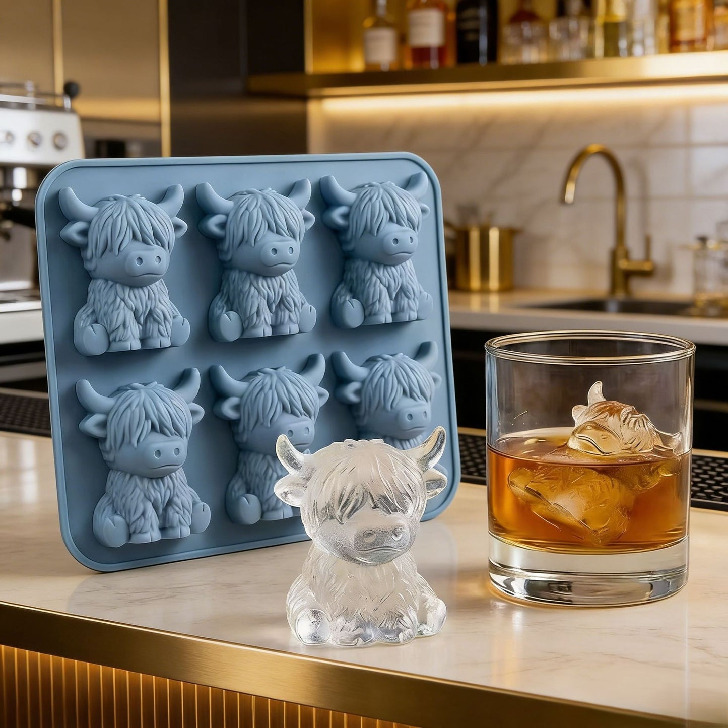# Yak-Shaped Large Ice Cube Mold