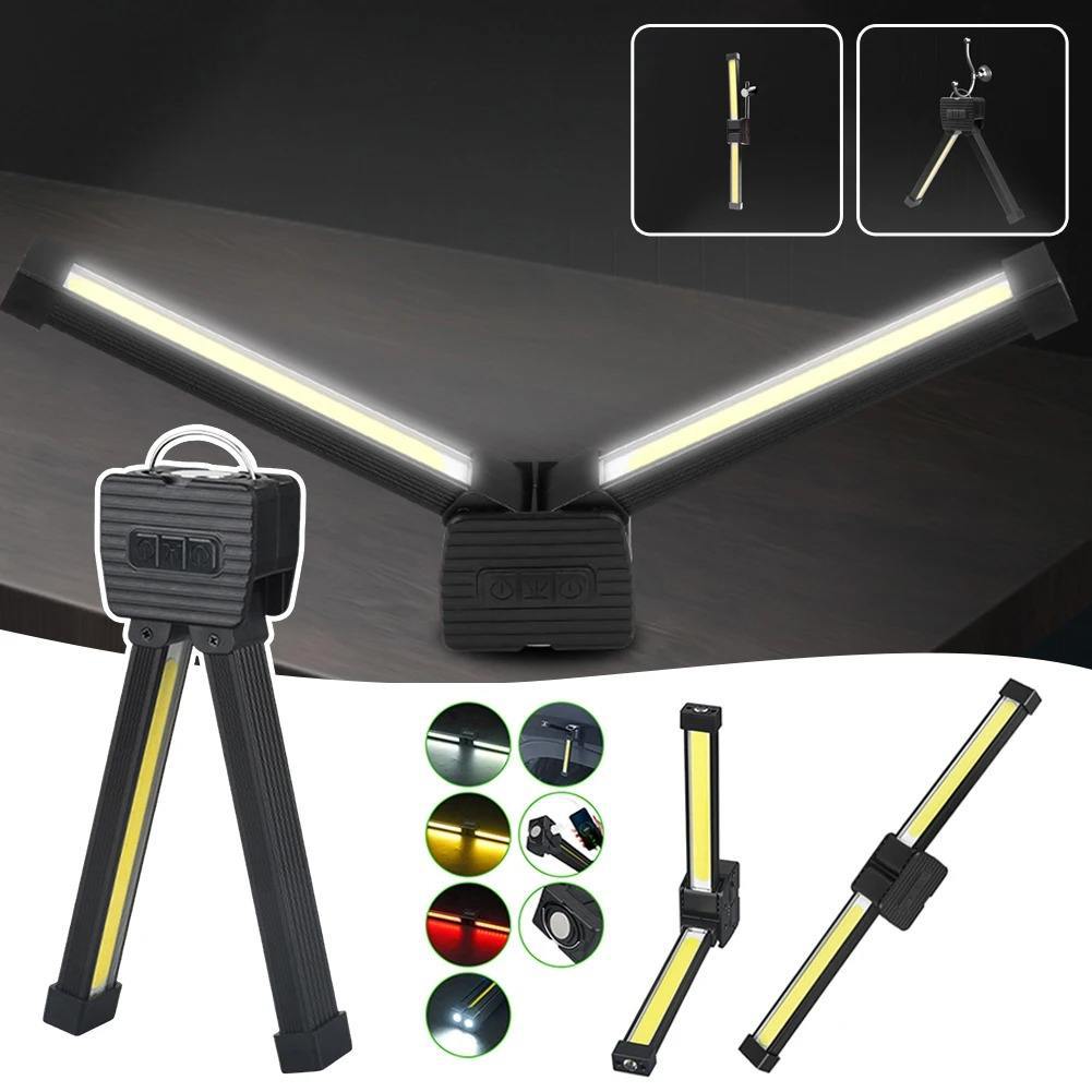 High-Intensity Folding COB Work Light Flashlight