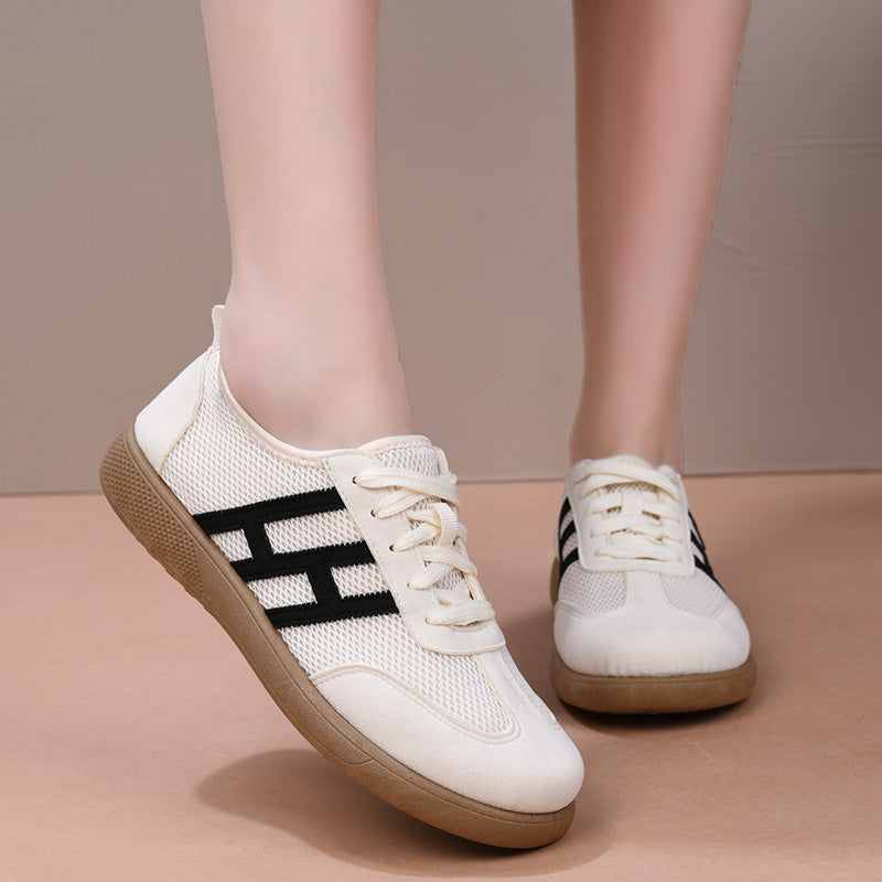 Breathable Mesh Soft-Soled Women's Cloth Shoes
