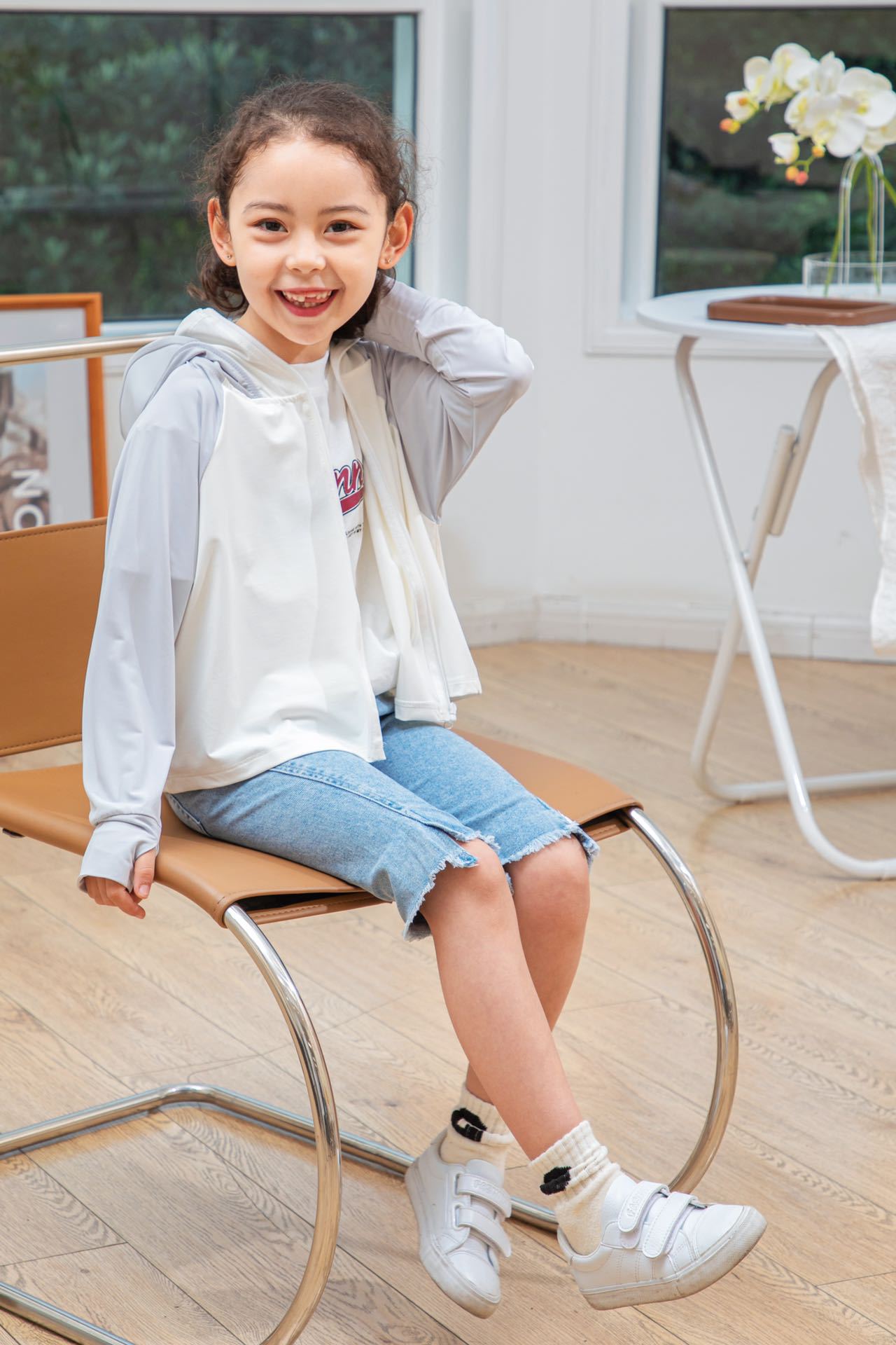 Children's Ice Silk Breathable Sun Protection Clothing