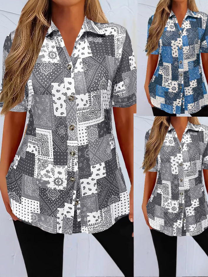 # Paisley Print Casual Women's T-Shirt