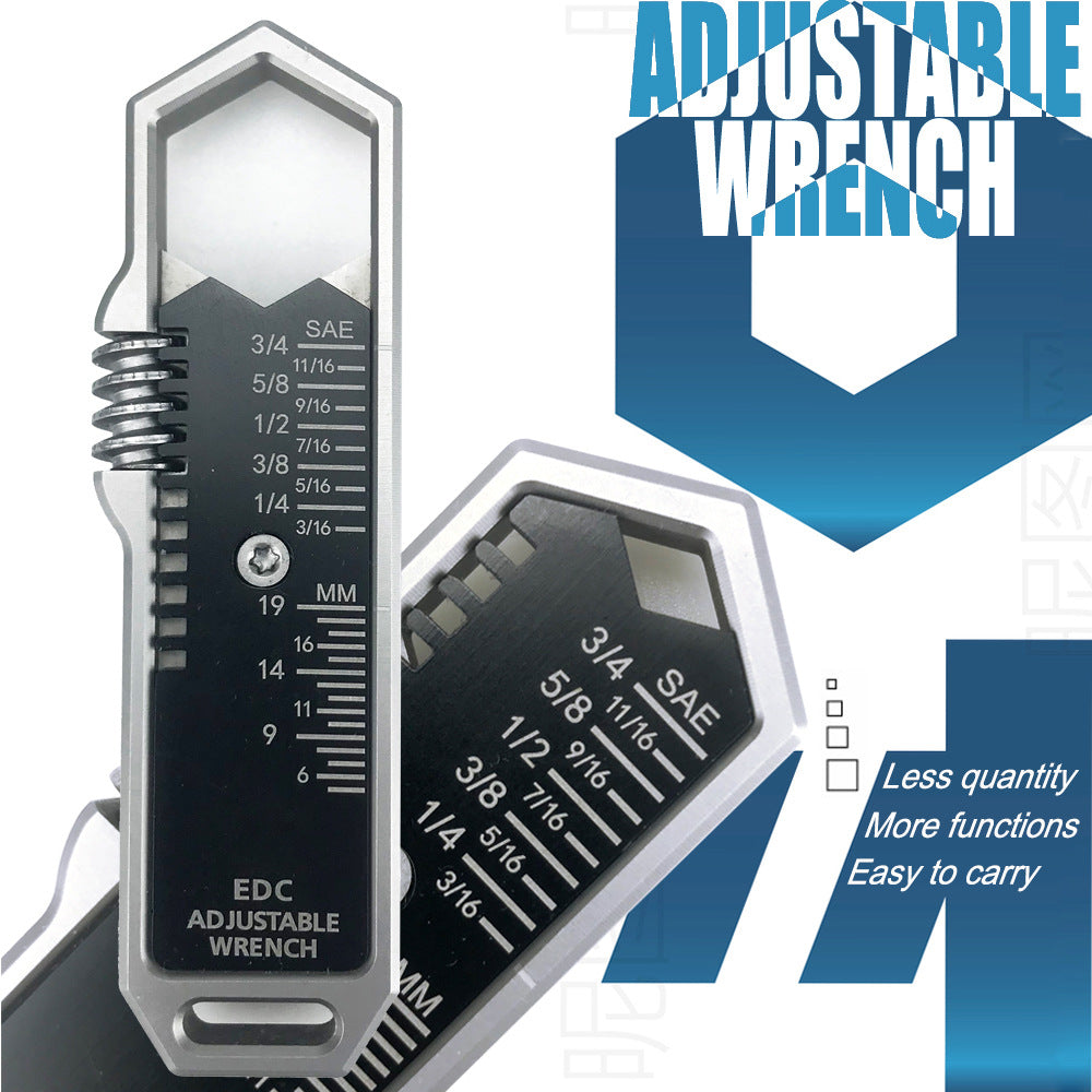 Multi-functional Adjustable Tactical Folding Wrench
