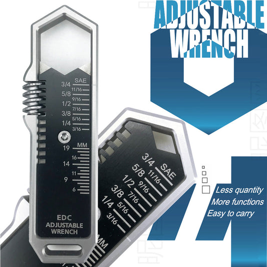Multi-functional Adjustable Tactical Folding Wrench