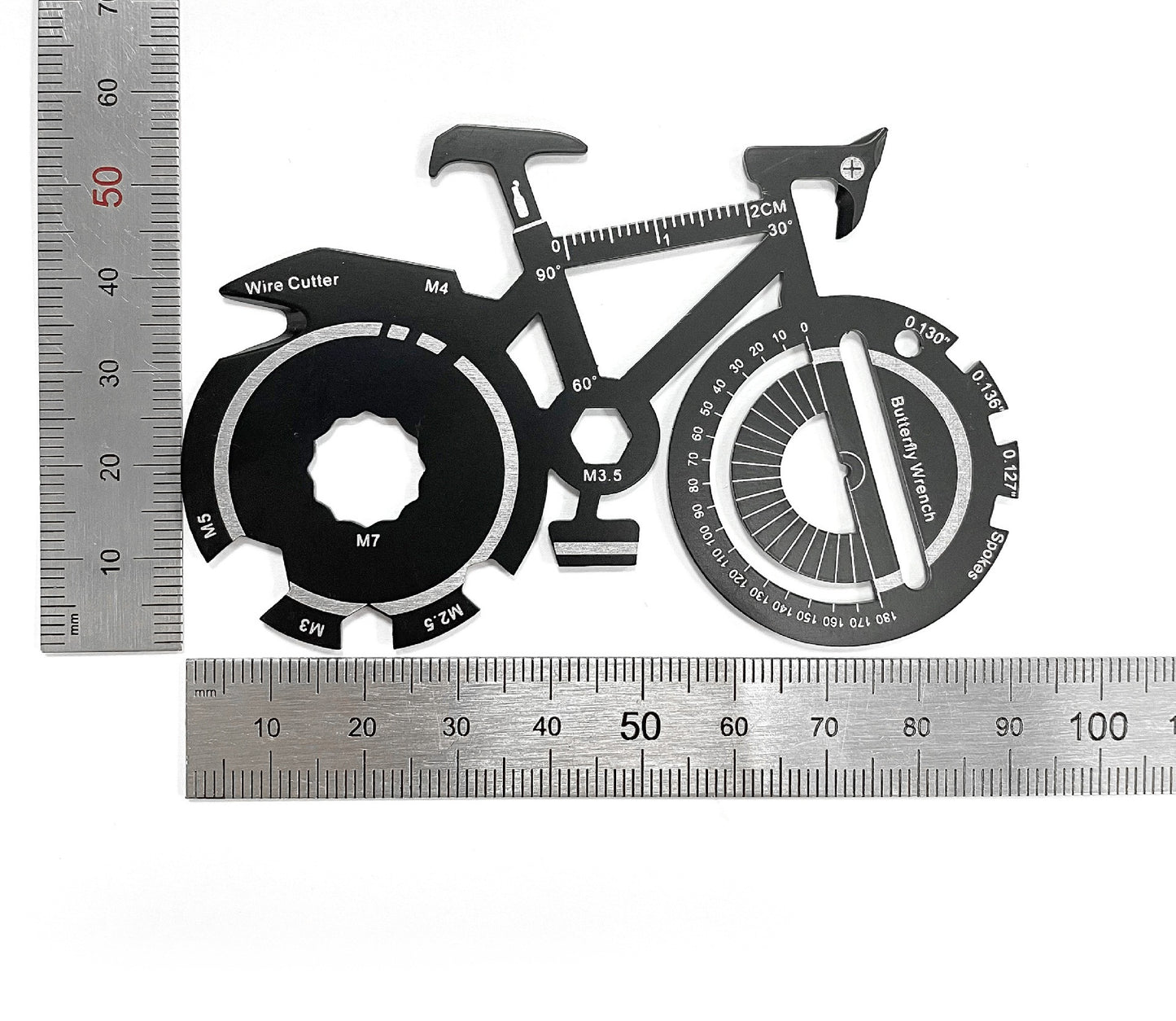 # 20-in-1 Bicycle-Shaped Multi-Tool