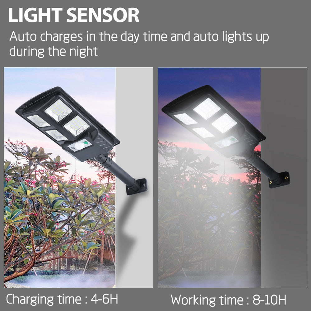 # 100W Solar Outdoor Sensor Garden Wall Light