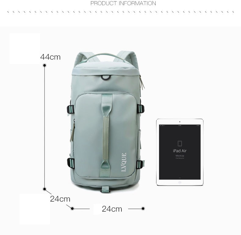 # Large Capacity Wet and Dry Separation Sports and Gym Bag