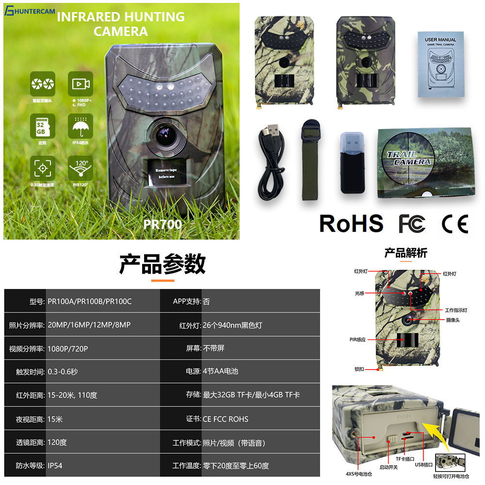 Infrared Motion Monitoring Camera