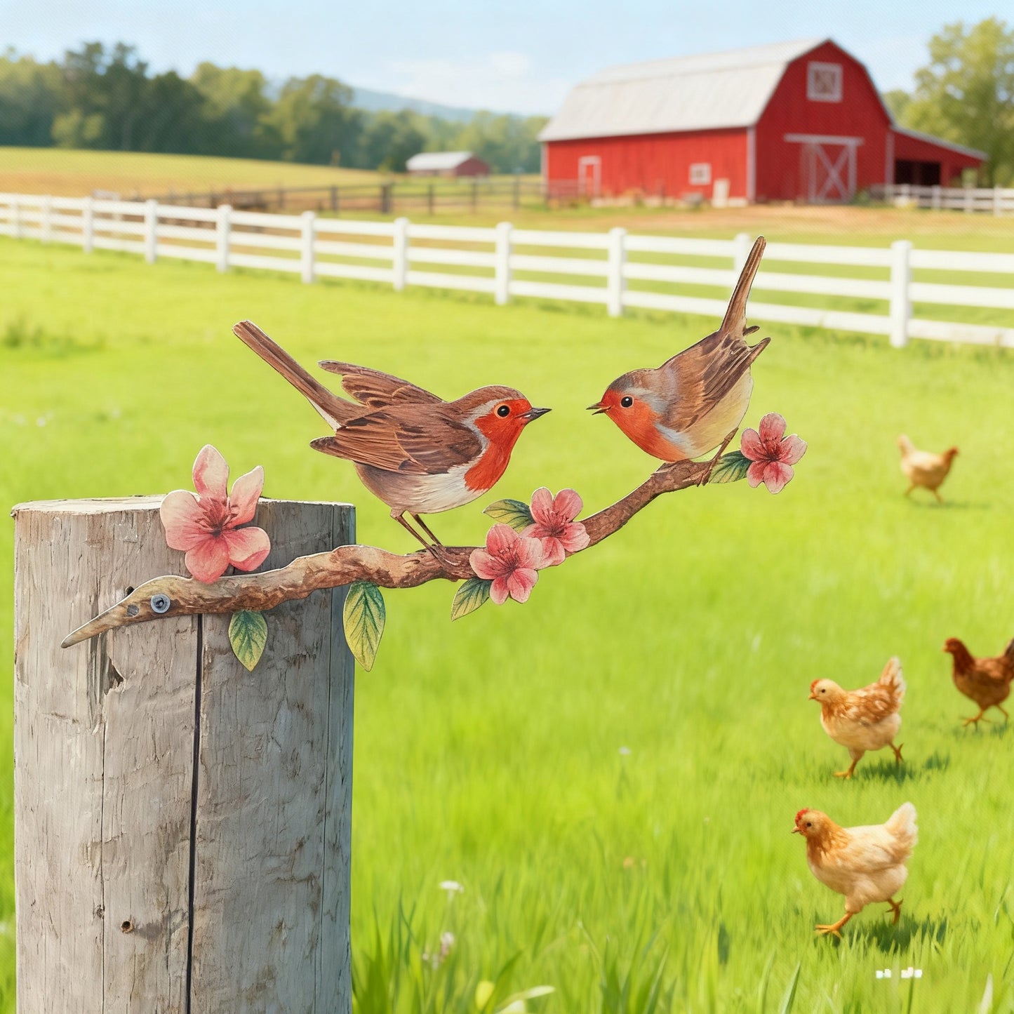 Metal Bird Outdoor Wall Decor