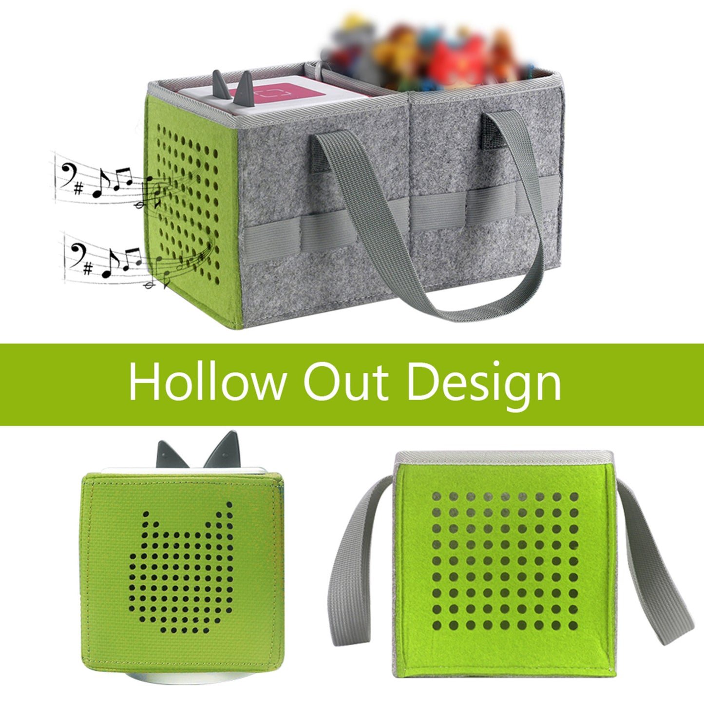 # Felt Speaker Storage Bag