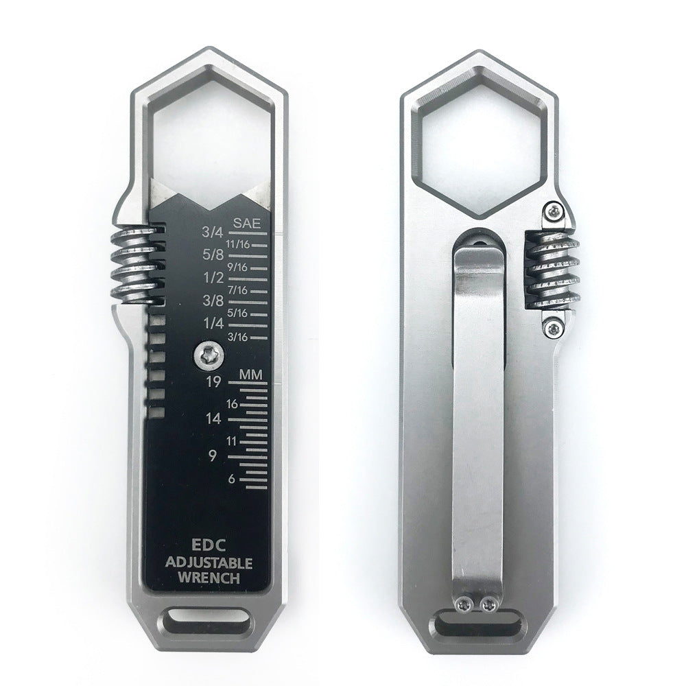 Multi-functional Adjustable Tactical Folding Wrench