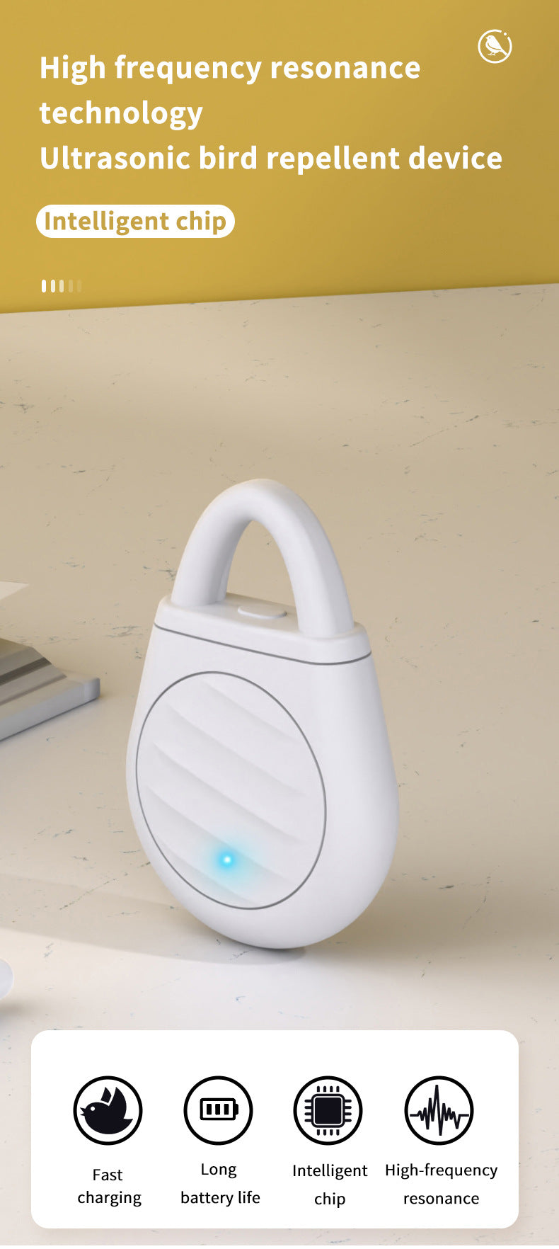 # Outdoor &amp; Home Ultrasonic Bird Repeller