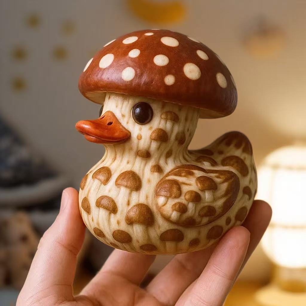 # Vegetable Duck Shaped Resin Craft Ornament
