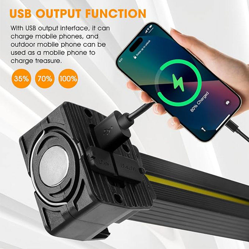 High-Intensity Folding COB Work Light Flashlight