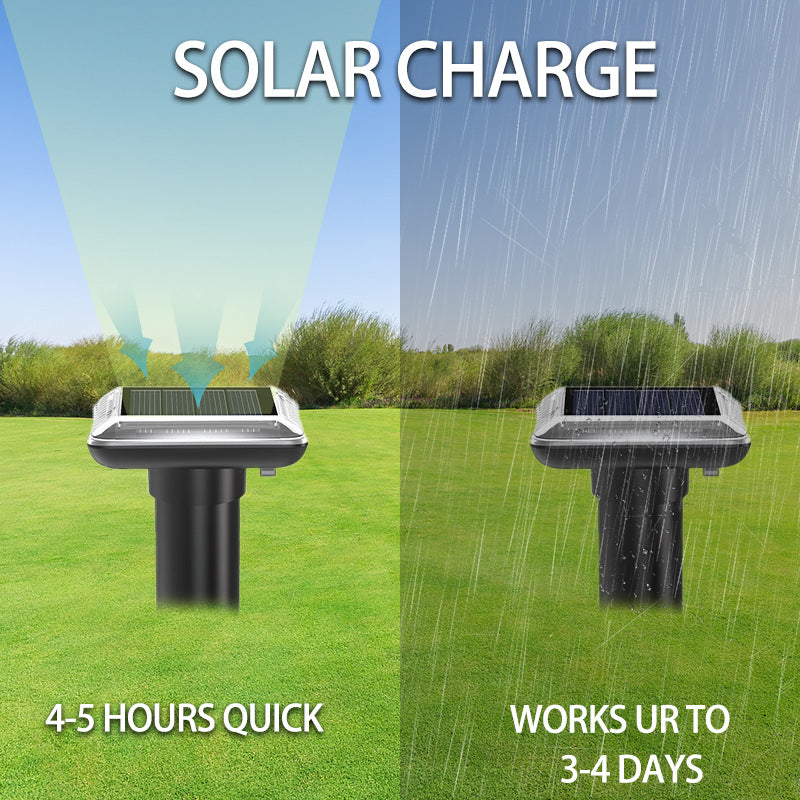Solar-Powered Ultrasonic Rodent and Snake Repellent