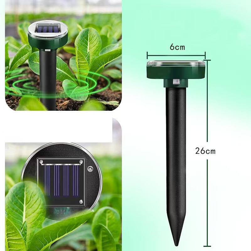 Solar-Powered Ultrasonic Multifunctional Repellent