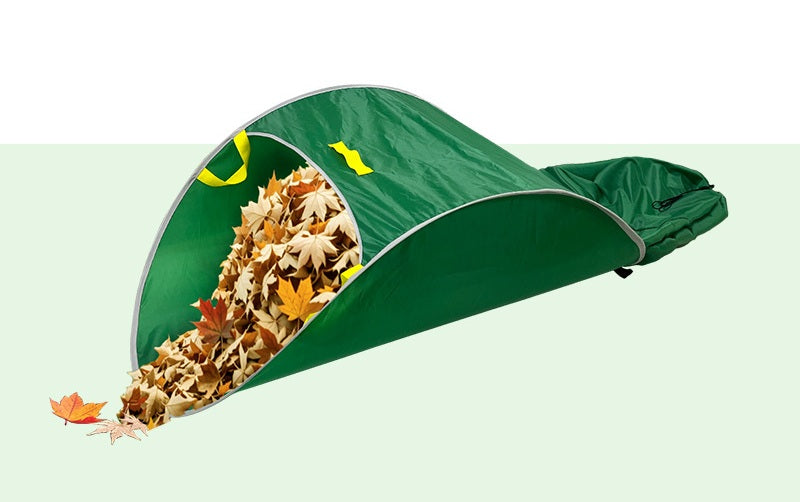 Portable Quick-Open Folding Leaf Bag