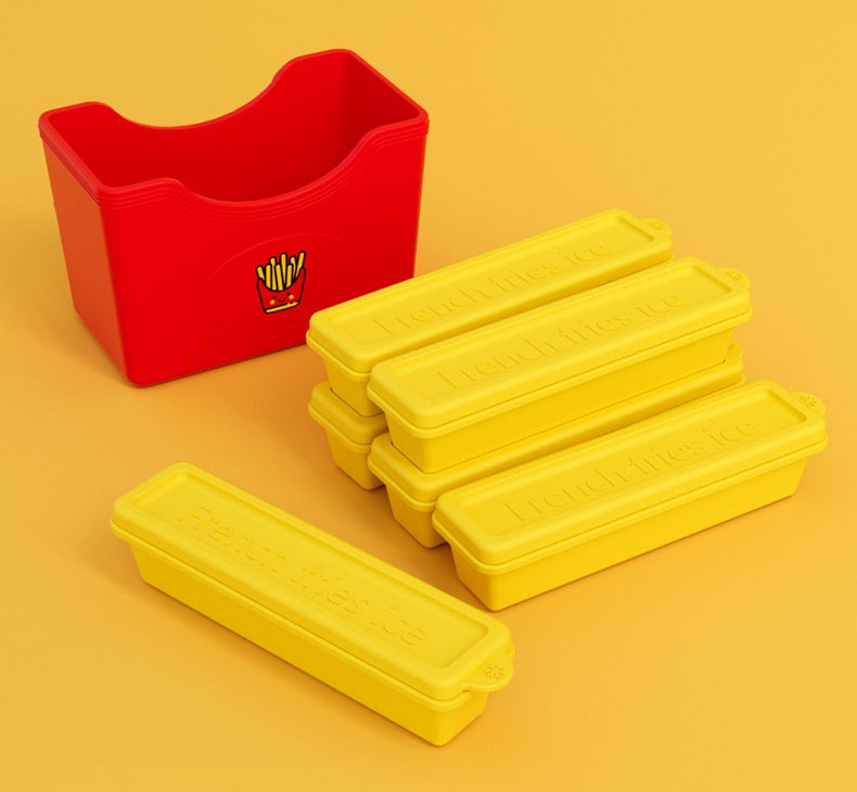 # French Fry-Shaped Silicone Ice Cube Mold