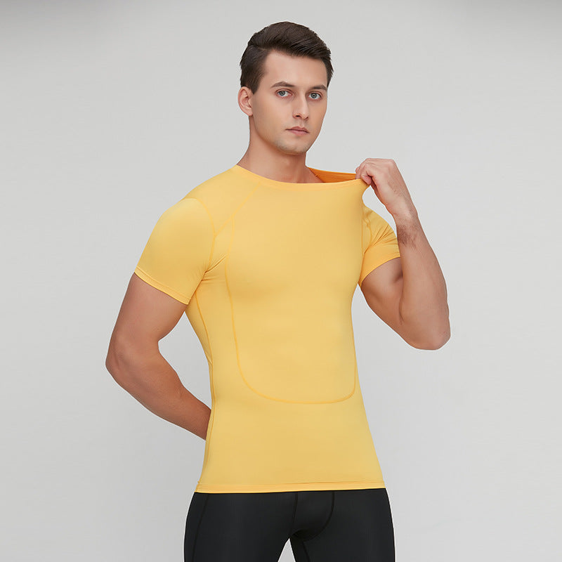 # Men's Tight-Fitting Quick-Drying Fitness Training T-Shirt