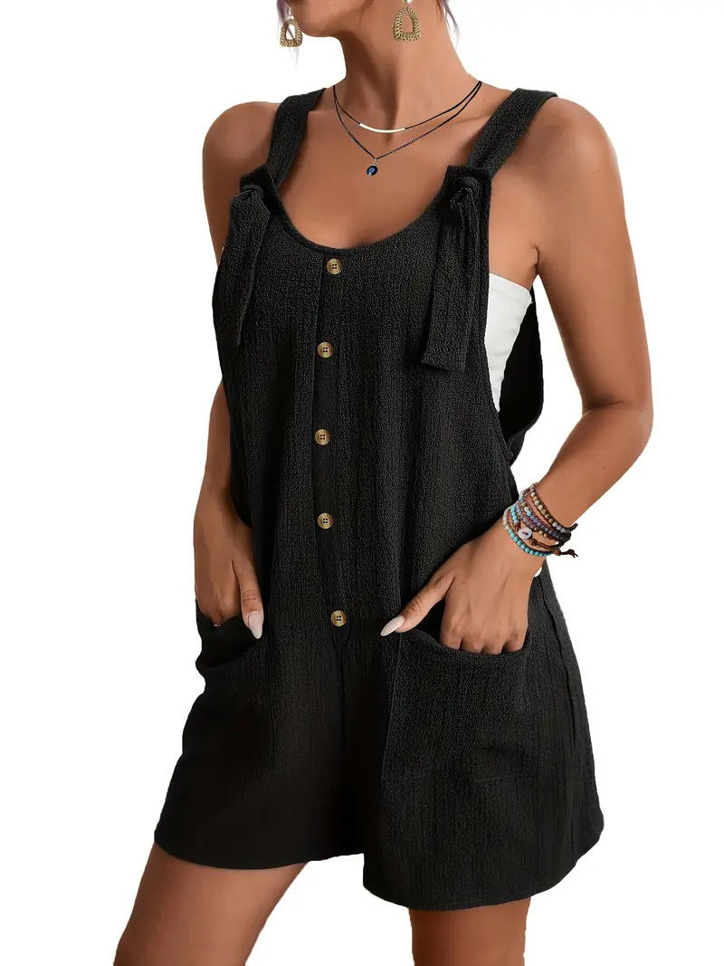 # Summer Women's Suspender Shorts Overall Jumpsuit