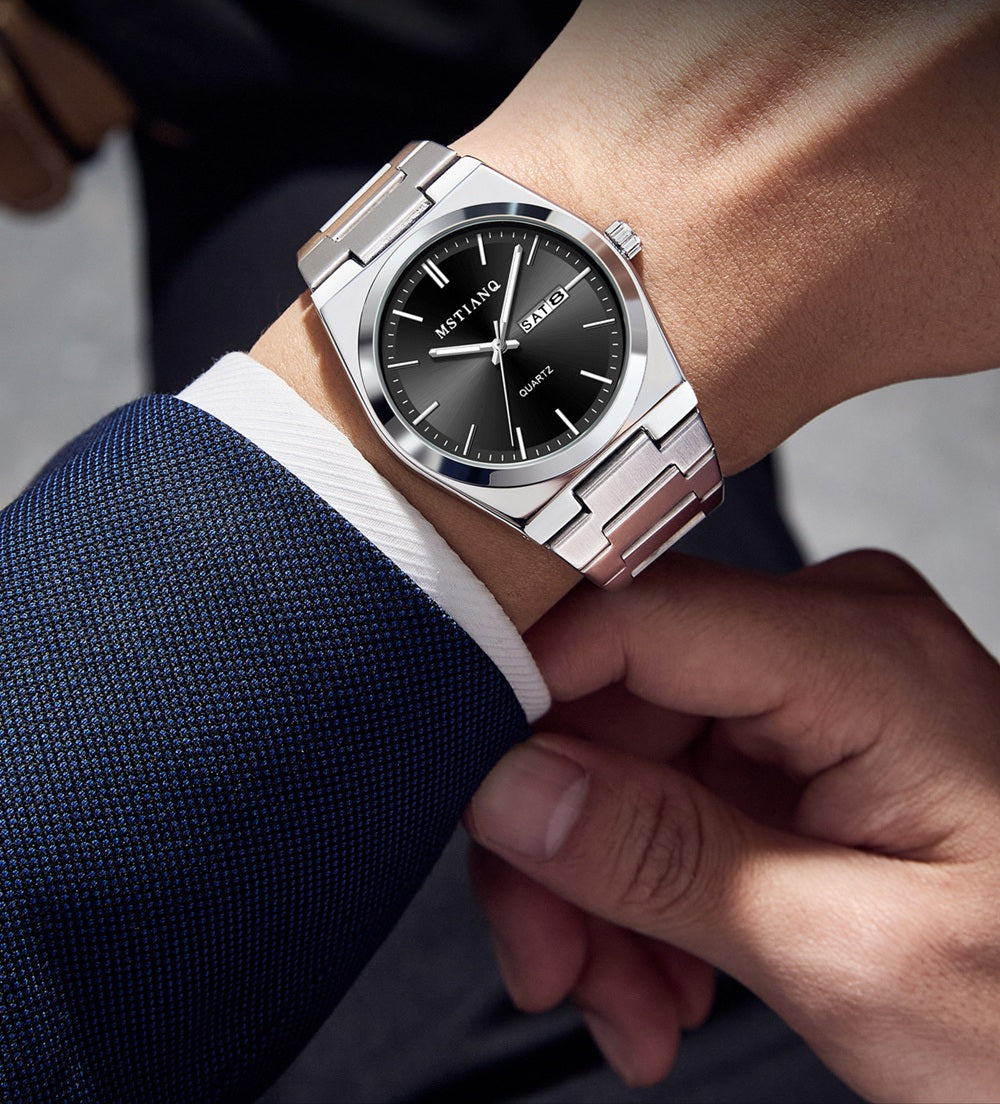 # Business Ultra-Thin Steel Strap Men's Quartz Watch