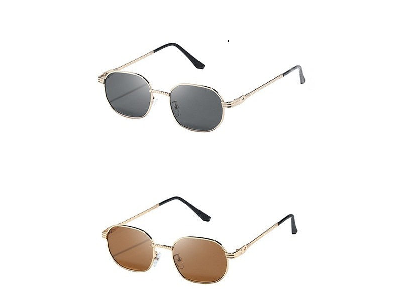 # New Metal Frame Oval Men's Sunglasses