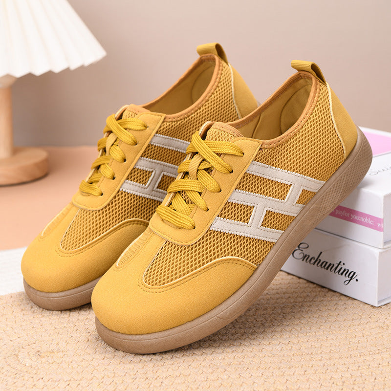 Breathable Mesh Soft-Soled Women's Cloth Shoes