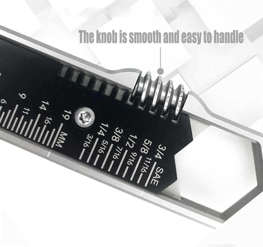 Multi-functional Adjustable Tactical Folding Wrench
