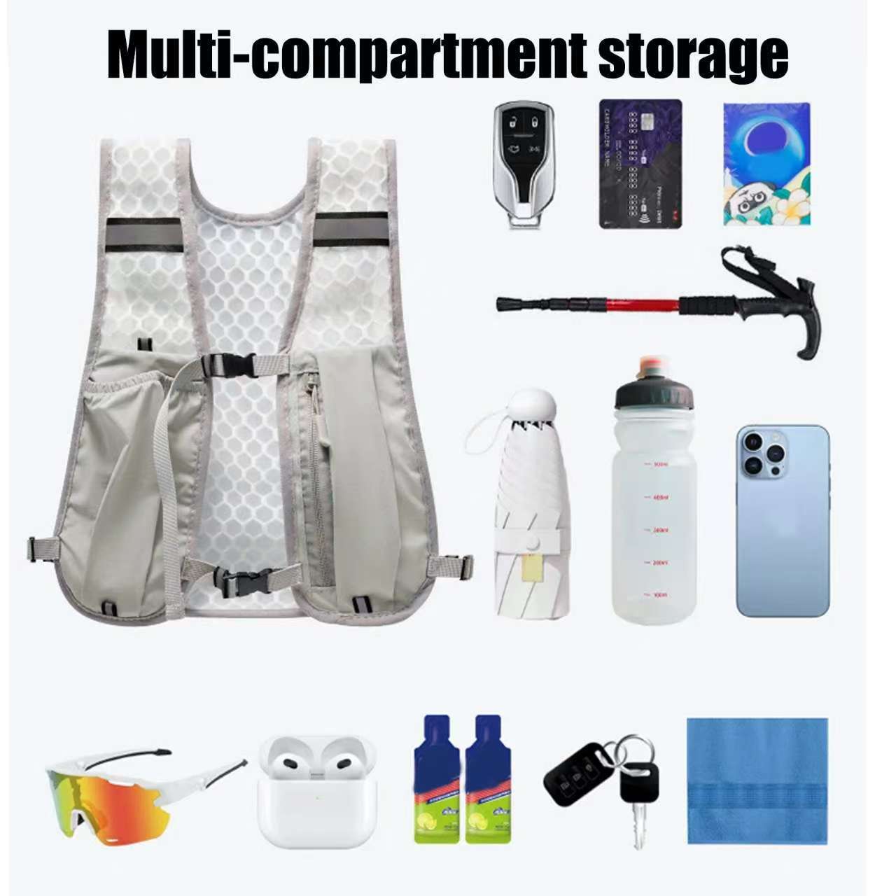 # Lightweight Outdoor Sports Vest Storage Backpack