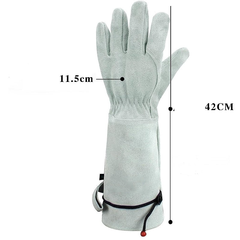 # Leather Long-Cuffed Anti-Stab Gardening Gloves