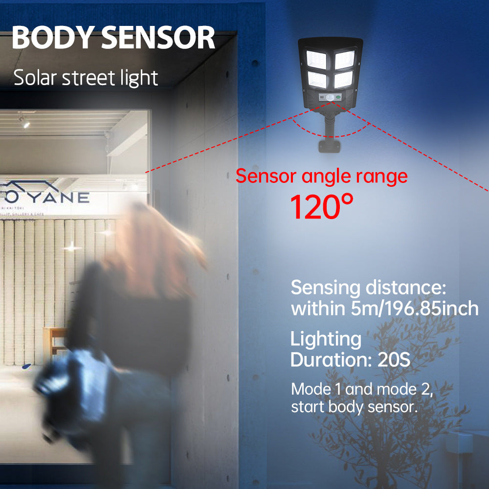 # 100W Solar Outdoor Sensor Garden Wall Light