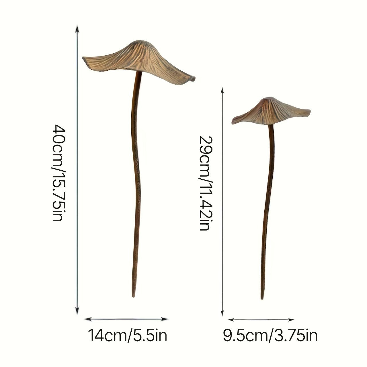 Retro Country Style Mushroom Garden Ornament