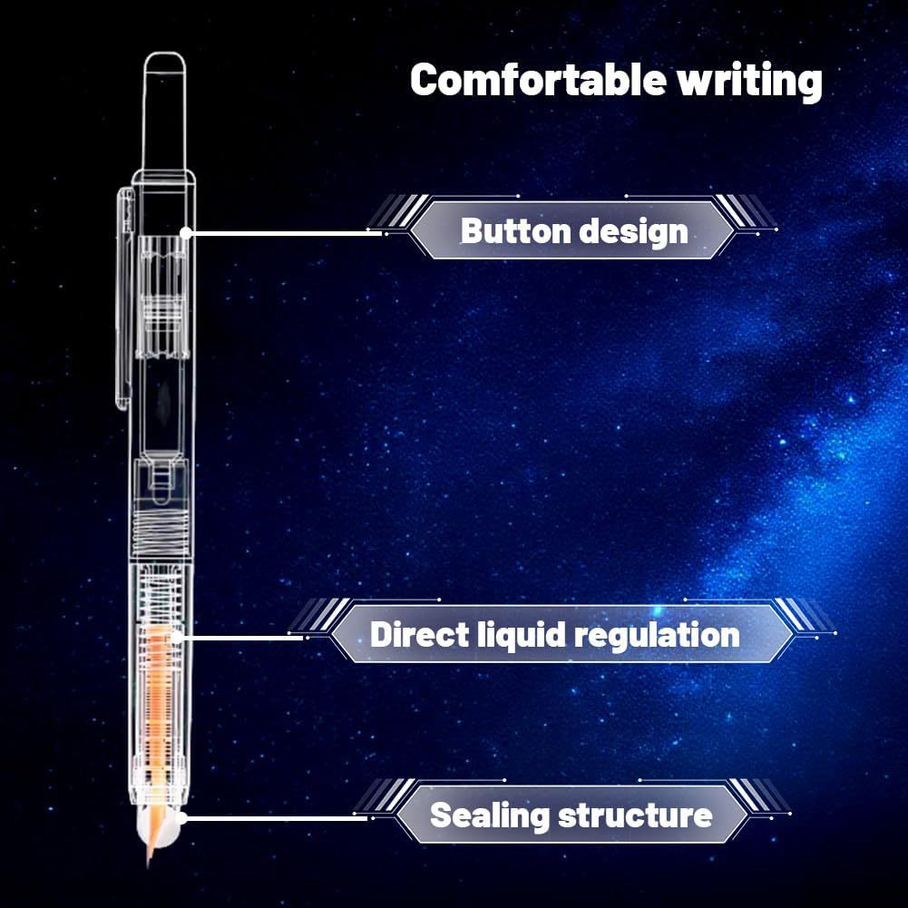 Retractable Fountain Pen Set