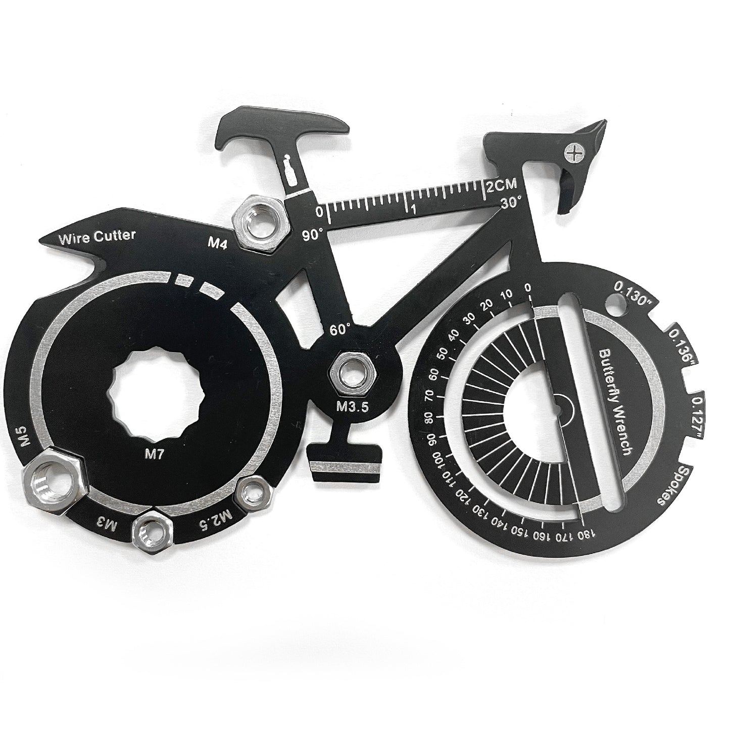 # 20-in-1 Bicycle-Shaped Multi-Tool