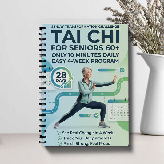 # 28-Day Tai Chi Practice Log for Seniors