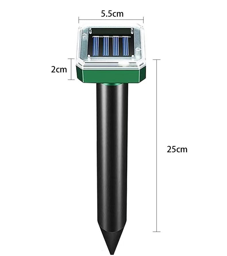 Solar-Powered Ultrasonic Multifunctional Repellent