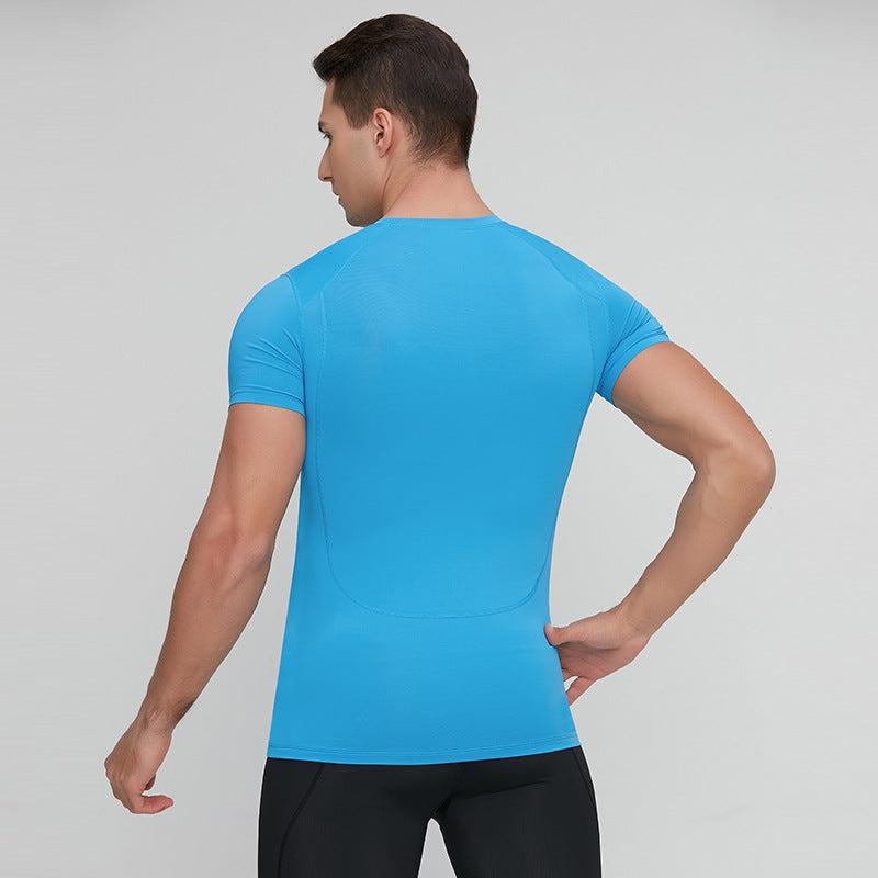 # Men's Tight-Fitting Quick-Drying Fitness Training T-Shirt