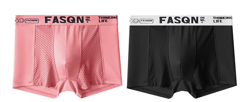 # Ice Silk Mesh Mid-Rise Men's Boxer Briefs